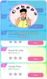 Walk Em Down NLE Choppa Piano Megic game Screen Shot 1