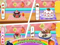 Rainbow Desserts Cooking Shop & Bakery Party Screen Shot 2