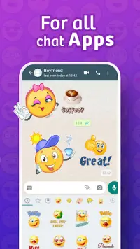 WhatSmiley Emoji WASticker Screen Shot 5