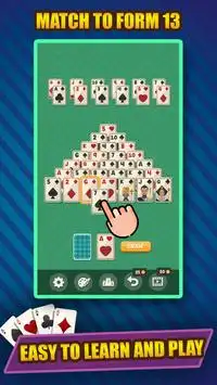 Pyramid Solitaire Card Classic Screen Shot 1