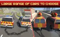 Coches encadenados 3D Racing rival juego Screen Shot 4