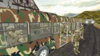 Offroad Uphill US Army Bus Driver Soldier Duty Screen Shot 2