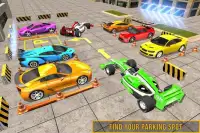 estacionamiento pulcro: coche parque juego Screen Shot 2