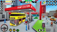 Passenger Bus Driving Games 3D Screen Shot 2