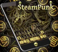 Steampunk Keyboard Tema Screen Shot 0