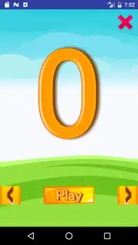 0 to 100 numbers for kids Screen Shot 0