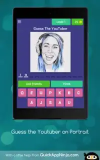Guess the Youtuber on a Portrait Screen Shot 3