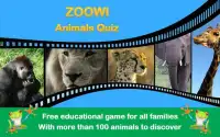 ZOOWI - Animal Quiz Screen Shot 0