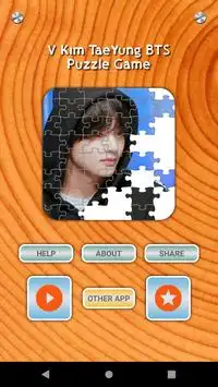 V BTS Game Puzzle Screen Shot 1