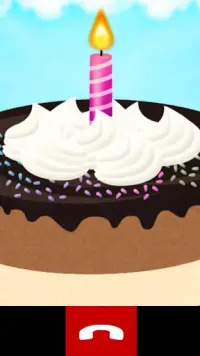 happy birthday fake call game Screen Shot 1