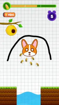 Save The Dog Game - Dog vs Bee Screen Shot 3