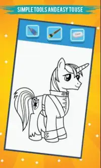 Coloring For Little Pony Screen Shot 2