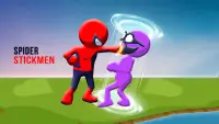 Stickman Fighter: Spider Hero Screen Shot 3
