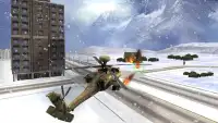 Вертолет Gunship Снег долина Боевой Screen Shot 2