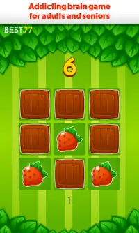 Brain game : Memory training for adults : Fruits Screen Shot 0