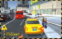 Supermarkt Taxi Driver 3D-Sim Screen Shot 17