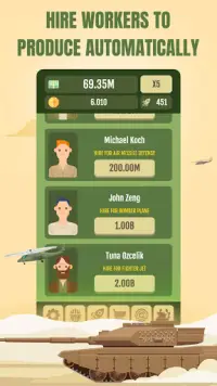 Idle Army Vehicle Tycoon - Idle Clicker Game Screen Shot 1