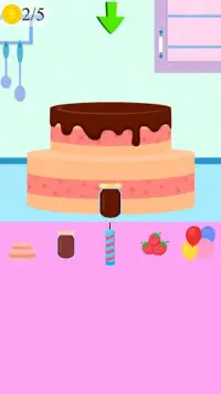 cooking birthday cake game Screen Shot 1