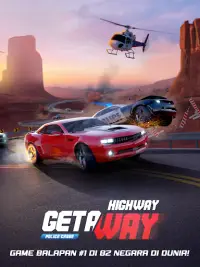 Highway Getaway - Mobil balap Screen Shot 6