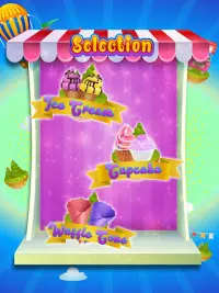 Pembuat cupcake es krim Screen Shot 5