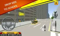 Schoolbus ड्राइविंग 3 डी सिम Screen Shot 5