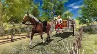 Simulador de agricultura de aldeia 2018: trator ag Screen Shot 4