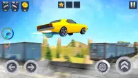 Acrobacias de carros na colina Screen Shot 10