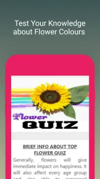 Top Flower Quiz Screen Shot 2