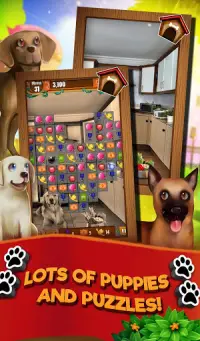 Match 3 Puppy Land - Matching Puzzle Game Screen Shot 5
