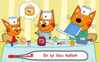Üç Yavru Kedi: Doktor Oyunları! Küçük Oyunlar Oyna Screen Shot 9
