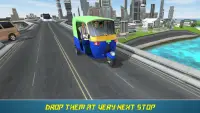 Tuk Tuk Auto Rickshaw Mengemud Screen Shot 13