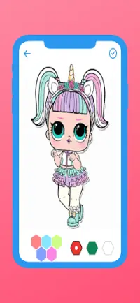 coloring for dolls Screen Shot 4