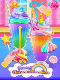 Unicorn Ice Cream Milkshake - Super Ice Drink Screen Shot 2