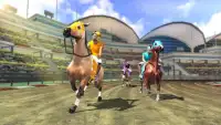 Course de chevaux 2019: Jeu multijoueur Screen Shot 0