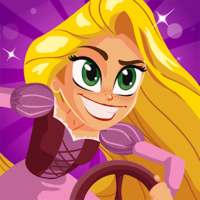 Driving with Rapunzel Princess Adventurs world