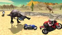 Dino World Bike Race Game - Jurassic Adventure 🏍 Screen Shot 4