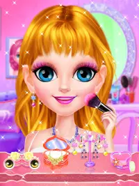 Beauty Princess Makijaż & DressUp Gry dla dziewczy Screen Shot 2