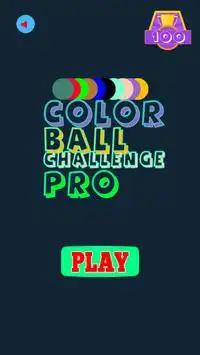 Color Ball Challenge Pro Game Screen Shot 1