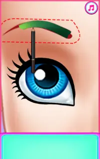 Princess Eye Makeup Artist Game Screen Shot 2