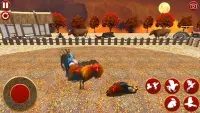 Wild Rooster Fighting Angry Chickens Fighter Games Screen Shot 4