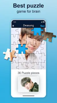 KPOP Puzzle - Offline BigBang Jigsaw Puzzle Game Screen Shot 1