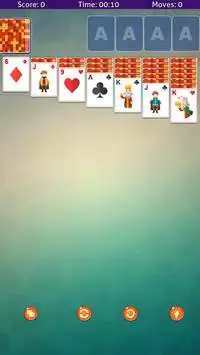 Solitario clásico: juego de cartas gratis Screen Shot 1