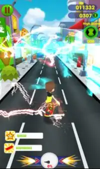 Ben Alien Speed Hero Run - Rush fight temple games Screen Shot 3