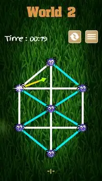 Spider web Puzzle Connect dots Screen Shot 2