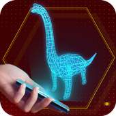 Velociraptor Hologram