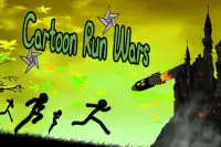 Stickman Cartoon : Run Wars Screen Shot 0