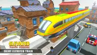 Elevated Train Track Builder : Subway Craft 2020 Screen Shot 4