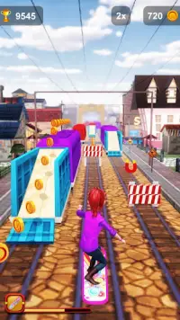 Royal Princess Subway Run : Endless Runner Game Screen Shot 4