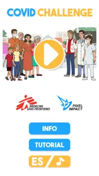 Covid Challenge - Quiz Game de MSF Screen Shot 0