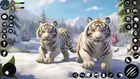 Arctic White Tiger Family Sim Screen Shot 1